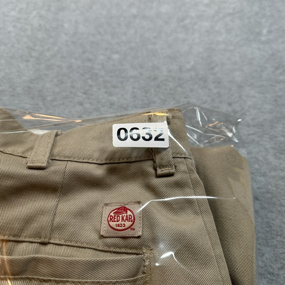 Red Kap Industrial Pant Mens 34‎ Fits 32x27.5 Beige Wrinkle Free PC20 - Picture 8 of 8